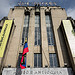 Antonio Caro, Colombia, 1950  Minería Mining Industry 2013 Bandera de lona intervenida